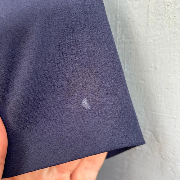 Aritzia Slit Wrap Navy Dress, size XXS - Picture 10 of 12